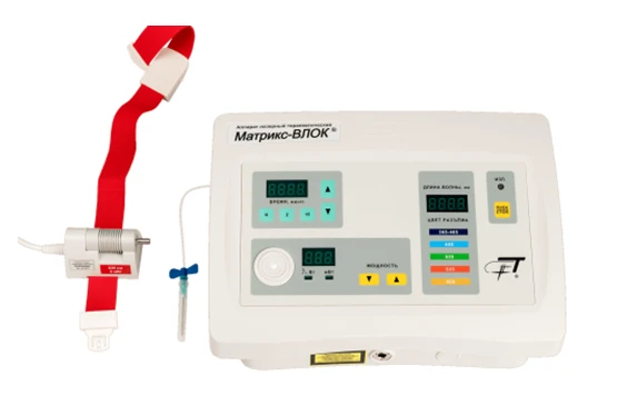Аппарат Матрикс-Влок для внутривенного облучения крови