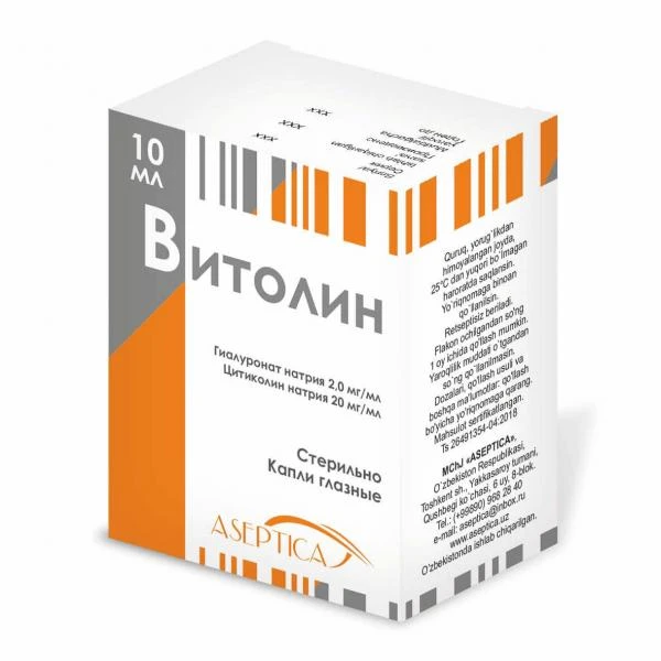 VITOLIN ko'z tomchilari 10ml