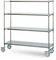 Стеллаж лабораторный на колёса