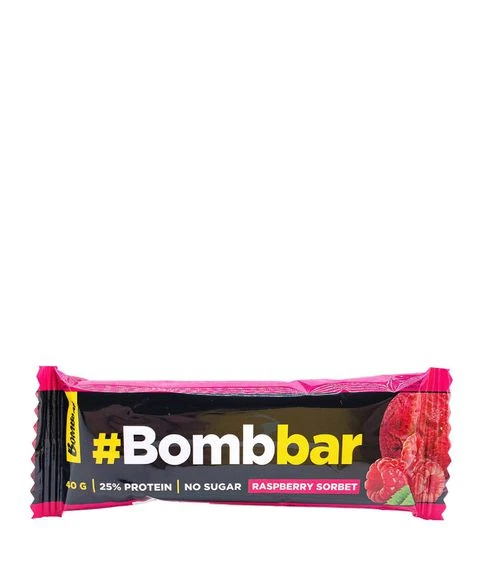 Proteinoviy batonchik Malinoviy sorbet v shokolade Bombbar, 40 g