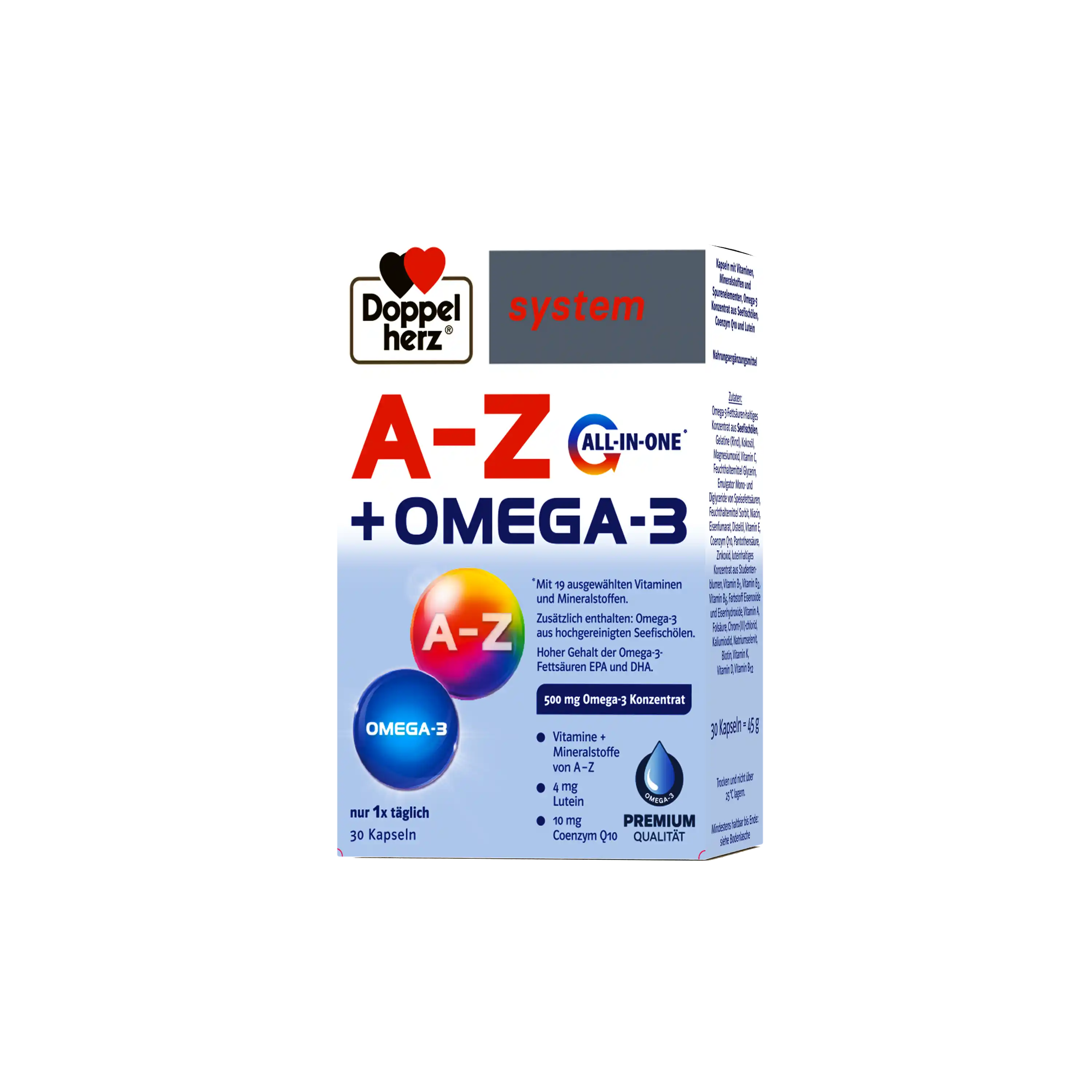 DOPPELGERS SISTEM OT A DO SINKA +OMEGA-3 kapsulalar N30