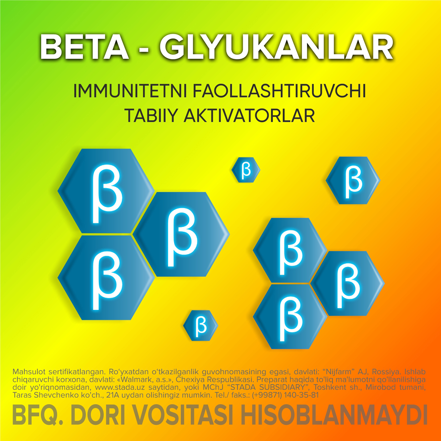 VITRUM IMMUNAKTIV tabletkalari N60