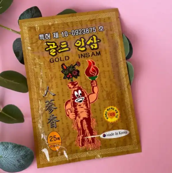 Plastir obezbolivayushiy "Gold Insam", Koreya