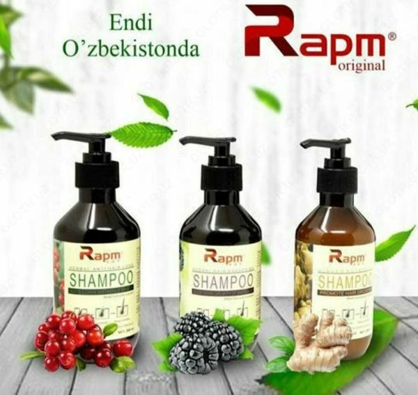 Укрепляющий шампунь - ежевика, 300мл - Rapm