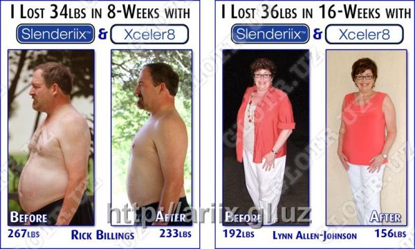 Slenderiix i Xceler8 - noviy podxod k snijeniyu vesa