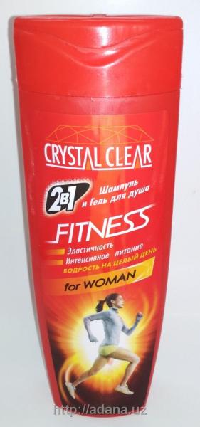 Shampun-gel dlya dusha dlya jenshin "Crystal Clear Fitness"