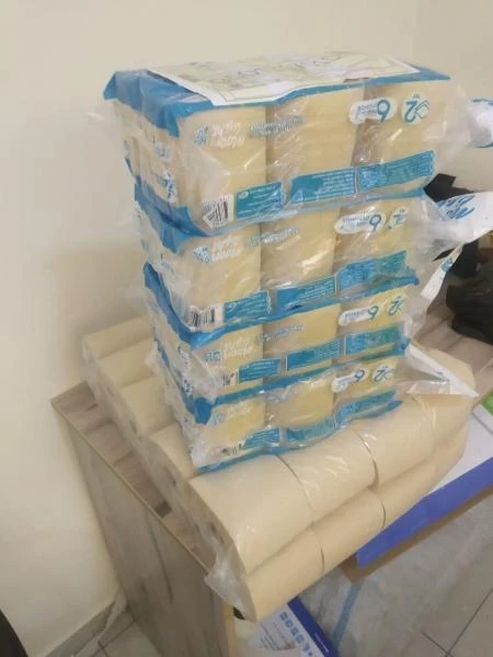 Tualetnaya bumaga 100 % iz nebelenoy sellyulozi