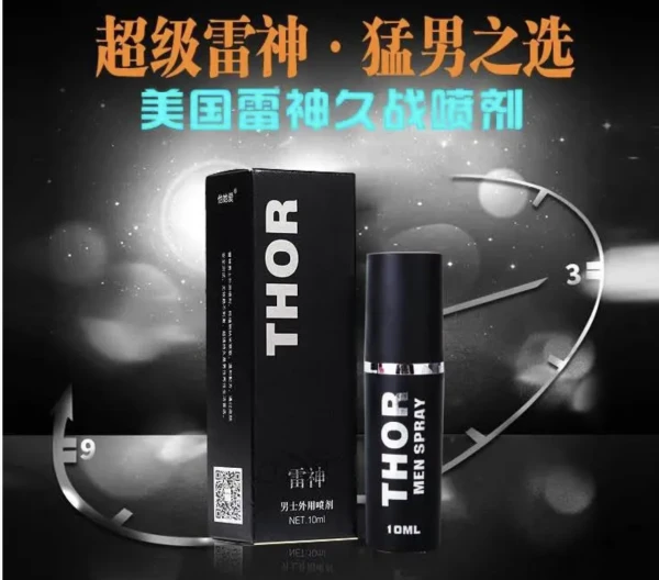 Spray Thor (Thor) – eyakulyatsiyani kechiktirish uchun buzadigan amallar.