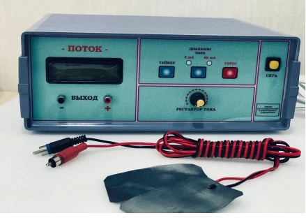 Аппарат для гальванотерапии и лекарственного электрофореза «ПОТОК» 2021