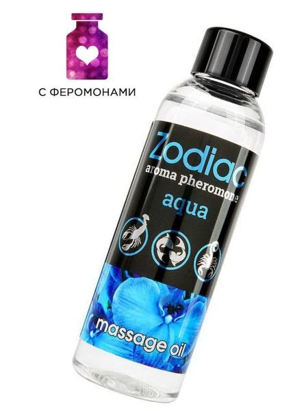 Zodiac aromatik massaj moyi, zodiak belgilariga ko'ra feromonlar bilan, 75 ml