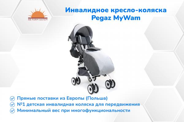 Инвалидное кресло-коляска детская Pegaz MyWam - МОБИЛЬНАЯ И ЛЕГКАЯ
