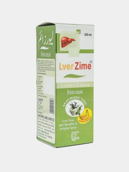 Аювердический сироп для очистки крови и печени Lver Zime