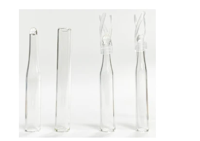 9-425, 250 mkl ipli Vial uchun ichki mandrel va polipropilen oyoqli shisha qo'shimchalar