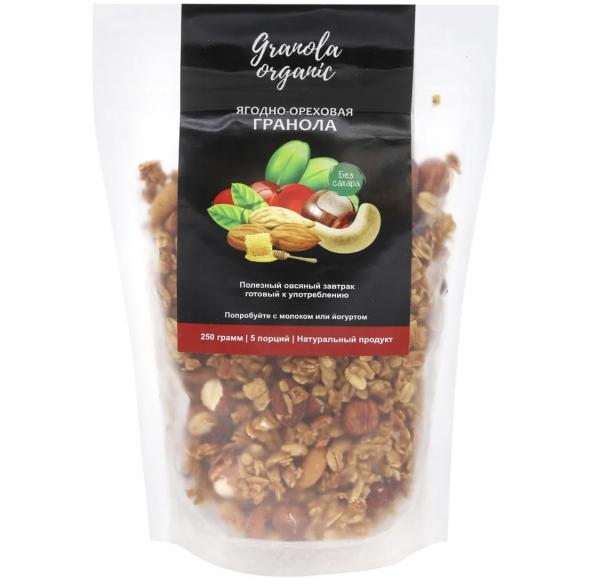 Гранола Ягодно ореховая