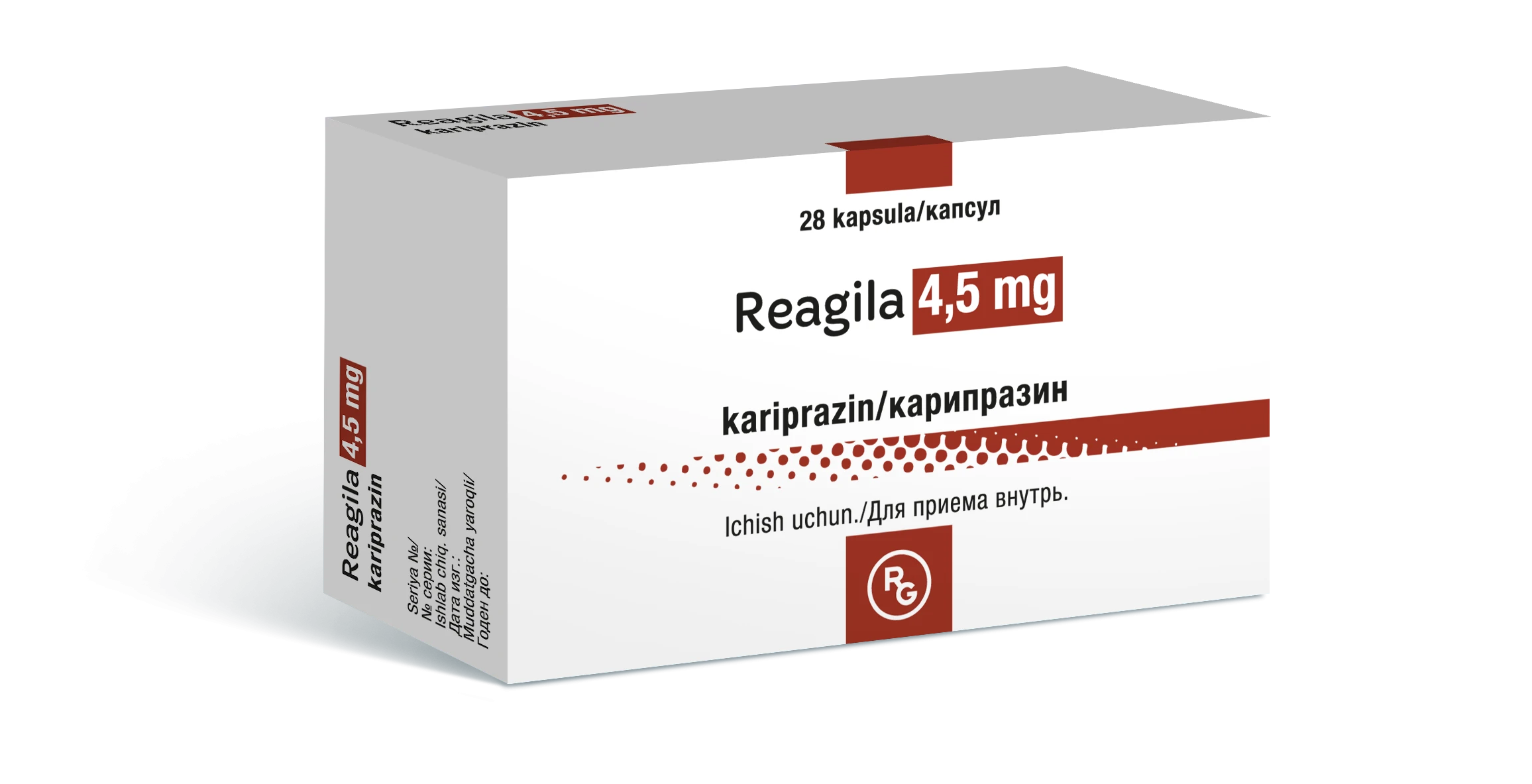 REAGILA kapsulalar  4,5mg N28
