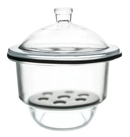 Turli diametrli chinni patnisli laboratoriya eksikatori