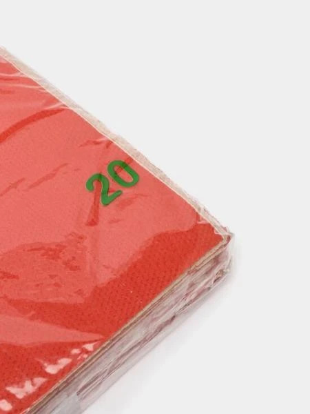 Салфетки Elma 33х33 Classic (220) (красные)