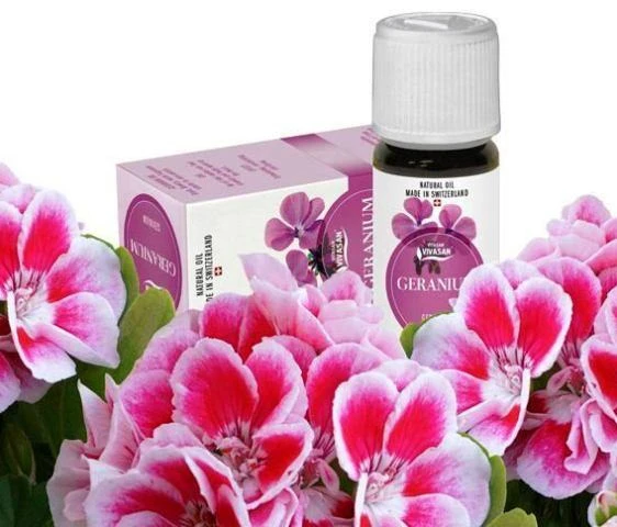 Efirnoe maslo Gerani yegipetskoy Vivasan, Shveysariya