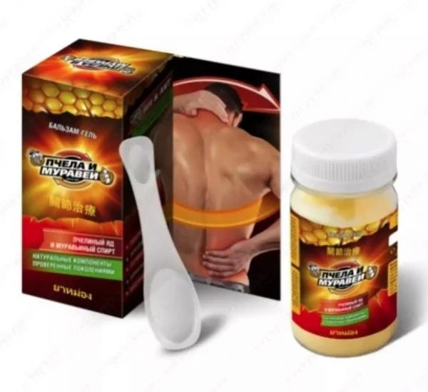 Гель-бальзам Пчела и муравей для позвоночника и суставов