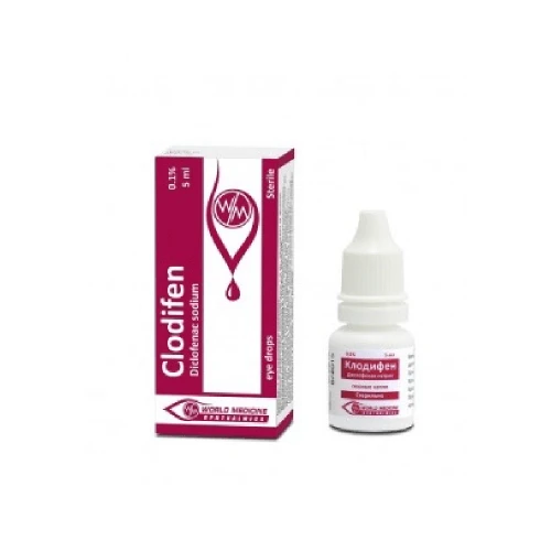 KLODIFEN ko'z tomchilari 5ml 0,1%