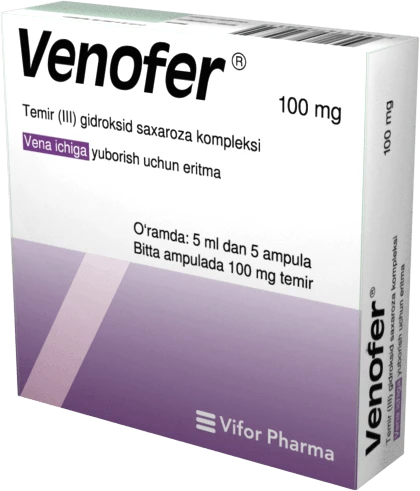 VENOFER inyeksiya uchun eritma 5ml 20mg/ml N5