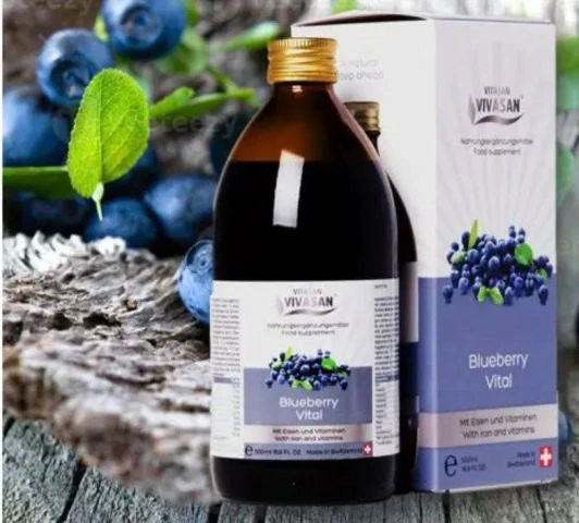 Napitok Chernika vital Vivasan, Shveysariya