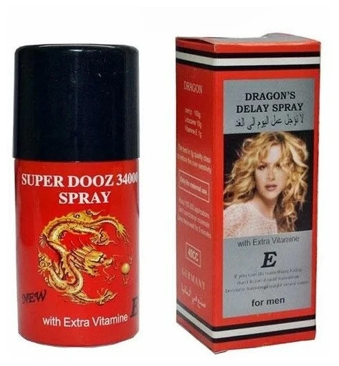 Spray prolonator Super Dooz 34000 Dragon's Spray E vitamini bilan 45 ml