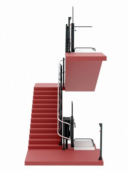 Naklonniy (lestnichniy) invalidniy podyomnik ComDis-250 W
