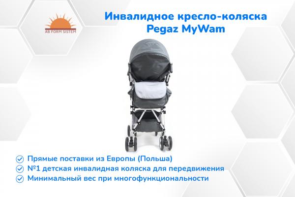 Инвалидное кресло-коляска детская Pegaz MyWam - МОБИЛЬНАЯ И ЛЕГКАЯ