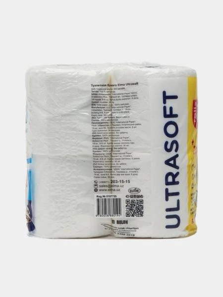 Туалетная бумага Elma (4 шт) EURO PACK (108)