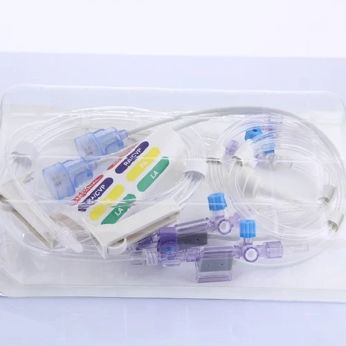 Odnorazoviy datchik dlya invazivnogo monitoringa krovyanogo davleniya, dvuxkanalniy.