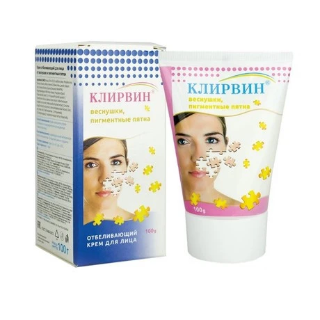 Yuz rangini oqartirishni yaxshilash uchun krem