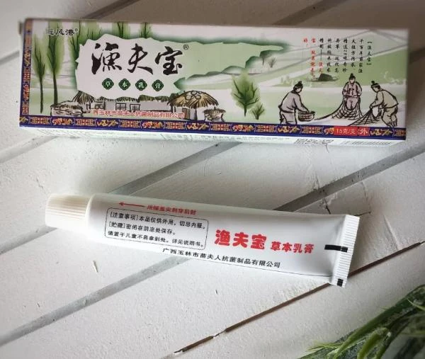 Psoriaz, dermatit, liken, qichishish uchun "baliqchining xazinasi" malhami