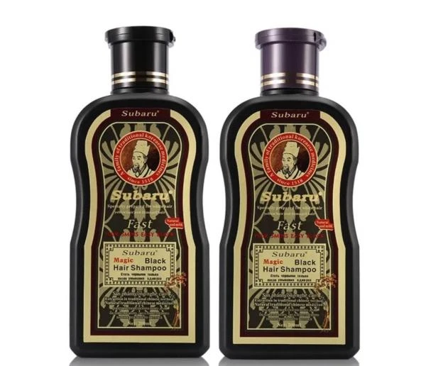 Шампунь краска для волос Subaru Magic Black