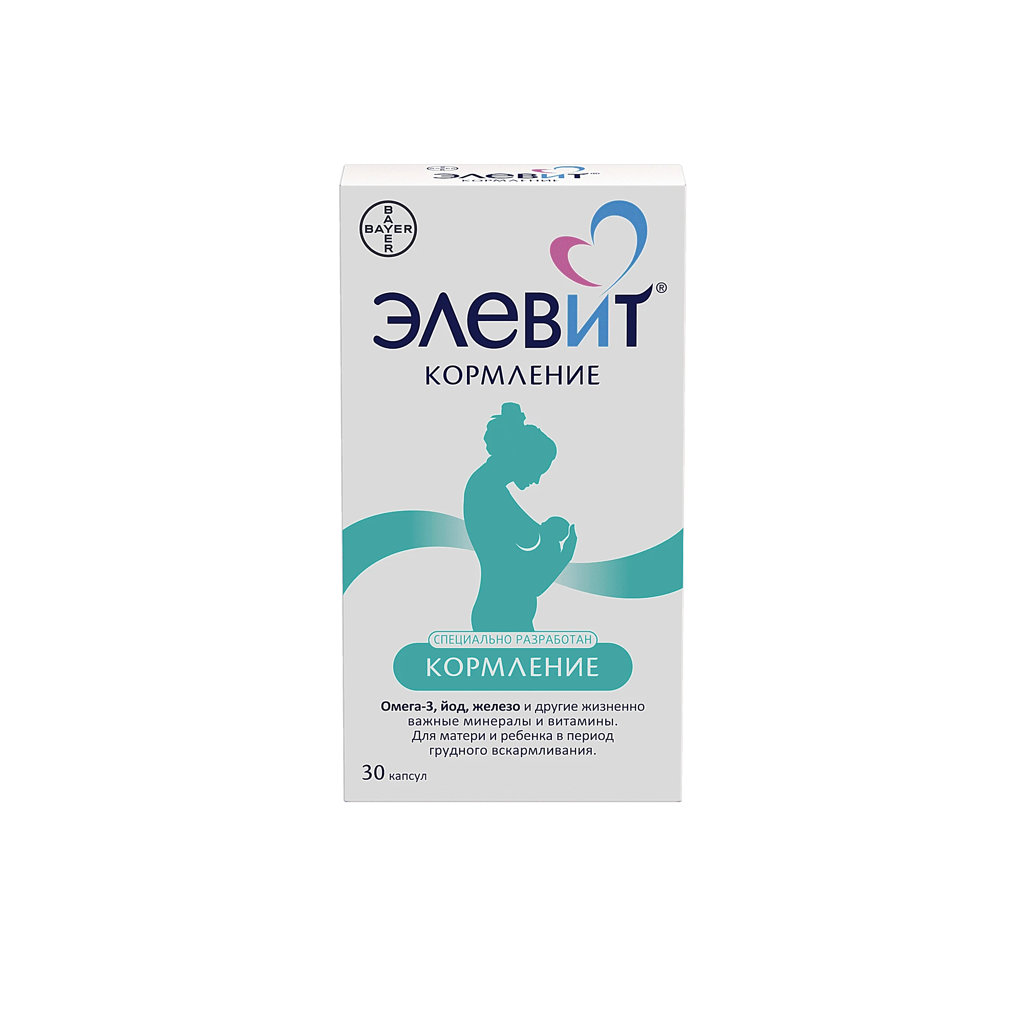 ELEVIT KORMLENIE kapsulalar  1259,5mg N30