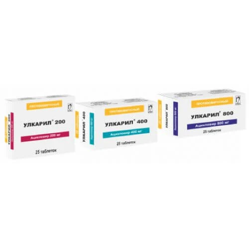 УЛКАРИЛ таблетки 400мг N25