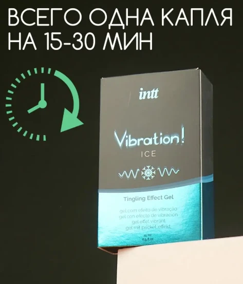 ОГРАНИЧЕННОЕ ПРЕДЛОЖЕНИЕ! Гель с эффектом вибрации INTT Vibration! Ice