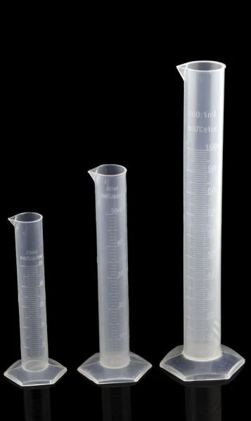 Цилиндр с делением на стеклянной основе с носиком 50 мл