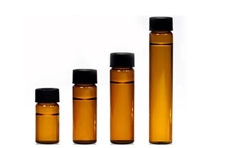 Виалы для хранения образцов с крышкой, 20 мл, 27.5x57 мм, янтарные