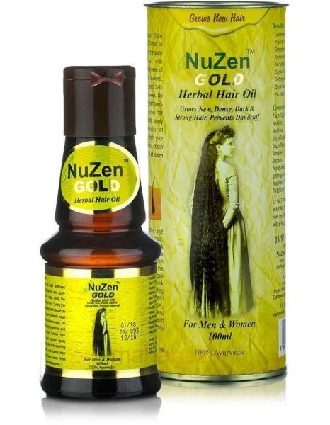 NuZen Gold o'simlik soch o'sishi moyi