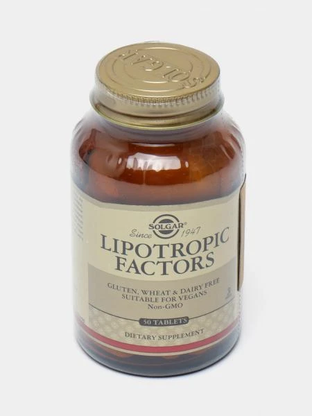 Таблетки для похудения "Липотропный фактор" от Solgar