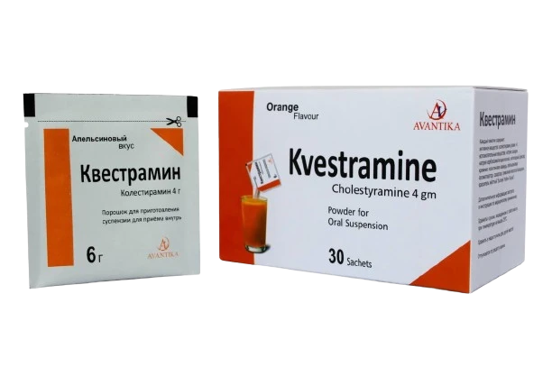 КВЕСТРАМИН порошок 4г N30