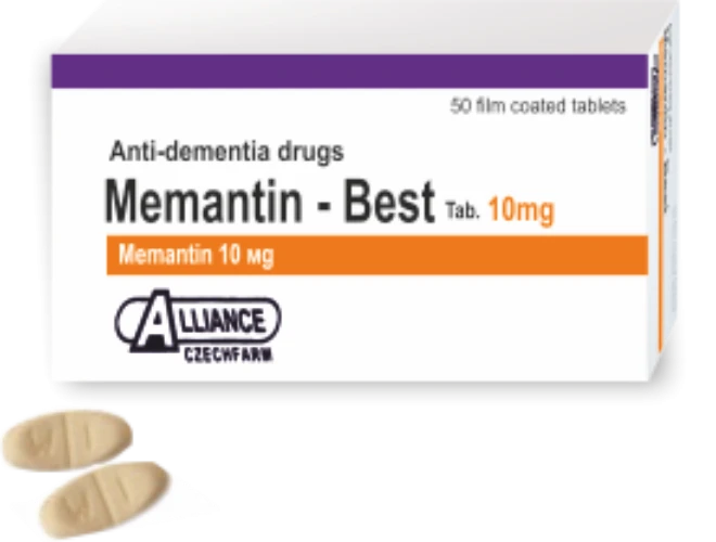 МЕМАНТИН БЕСТ таблетки 10мг N50