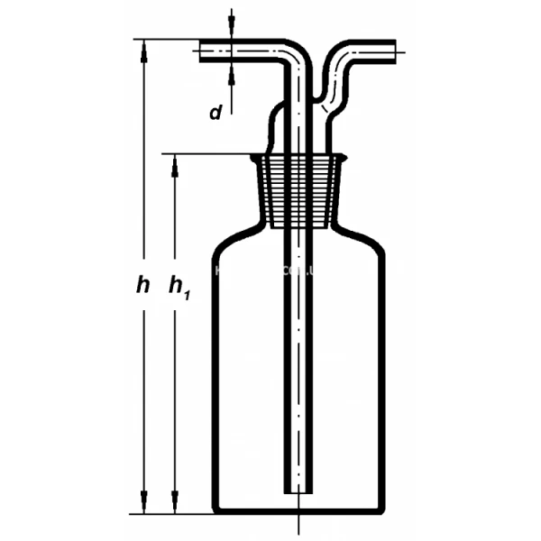 Склянка СВТ -500 для очистки и промыв.газов
