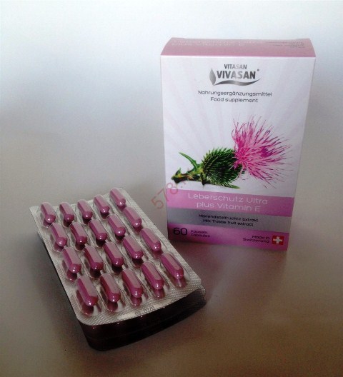 Ultra-zashita pecheni s rastoropshey Vivasan, Shveysariya