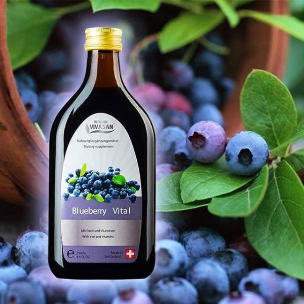 Napitok Chernika vital Vivasan, Shveysariya