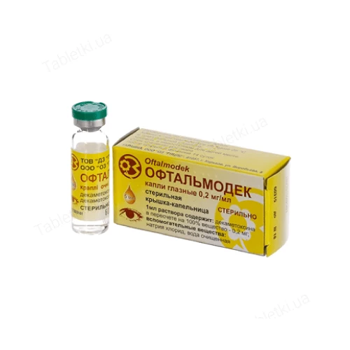 OFTALMODEK ko'z tomchilari 5ml 0,2mg/ml