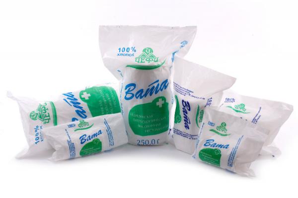 Vata medisinskaya gigroskopicheskaya gigienicheskaya n\s po 250 g