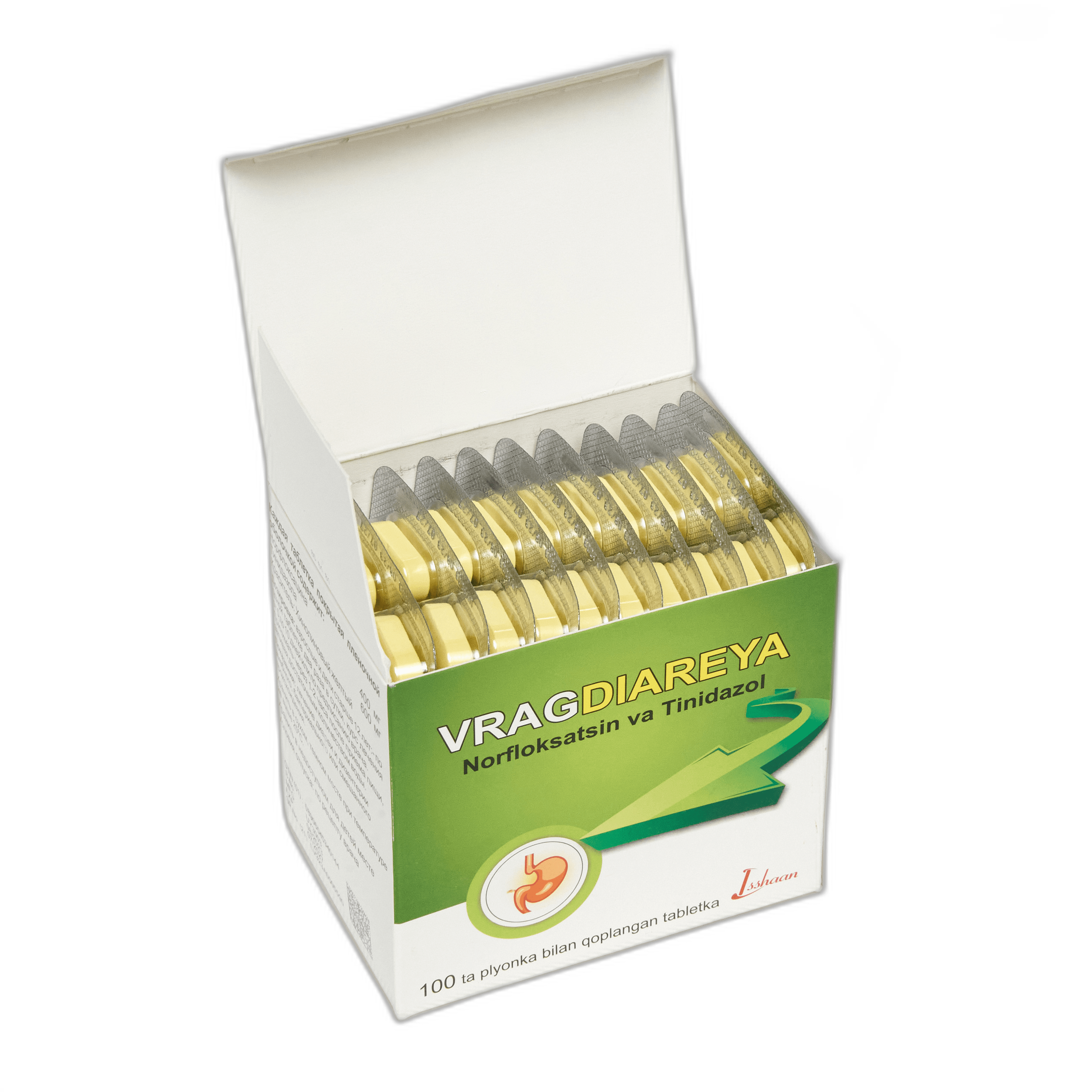 ВРАГДИАРЕЯ таблетки 400мг N100