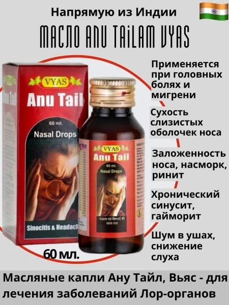 Средство от гайморита Anu Tail
